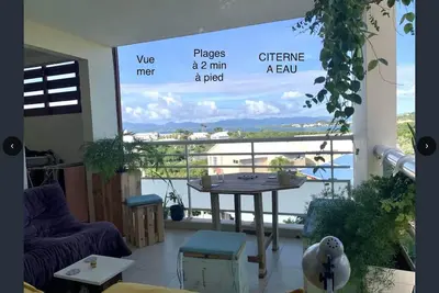 Cocon cosy vue mer, accès plage, cuve à eau