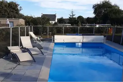 Image de Le relais bleu de saint lunaire piscine & spa \nEn juin 7 nuits 2 gratuites