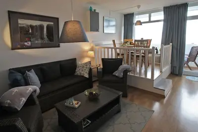 Modern vacation apartment in the Baltic Sea vacation park with Wlan and sea view