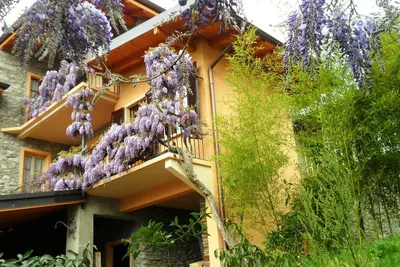 Image de Villa Iolanda: Pure relax, 2 terraces with  lake  view and  fireplace