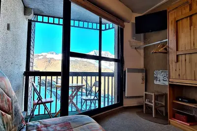 Image de Studio cosy 4 personnes avec balcon et coin nuit à Saint-Lary-Soulan