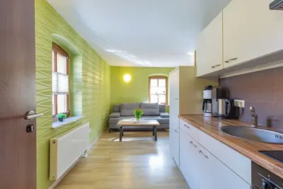 Image de Maison de vacances \"Schlag\" avec terrasse, jardin et Wi-Fi partagés.