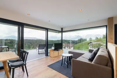 Image de Appartement \"Alpenrose Beim Lackl\" avec vue sur les montagnes et Wi-Fi
