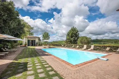 Image de Appartement \"Il Paradiso - Blu\" avec piscine partagée et Wi-Fi