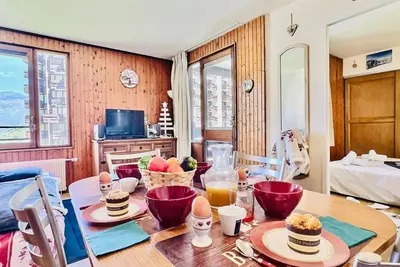 Image de Charmant 2 pièces avec Wifi proche des pistes à Tignes