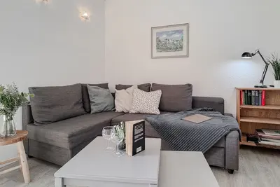 Image de 2zkb, 47qm, fĂĽr bis zu 4 Personen, Balkon, 1. Etage