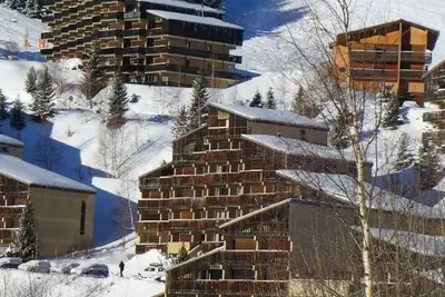 Image de Studio cabine 4 pers à 250m des pistes - Vue Meije