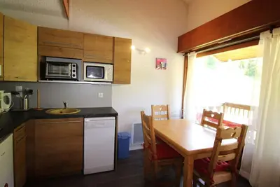 Image de Studio mezzanine cabine 4 pers au pied des pistes, Auris en Oisans