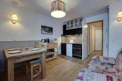 Image de Appartement skis aux pieds avec parking et wifi à Tignes