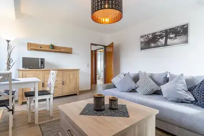 Image de Tasteful and modern 2-room apartment with balcony for 2 people
