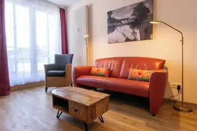 Image de Hundefreundliche Ferienwohnung für Zwei mit Tollem Balkon und Direktem Meerblick