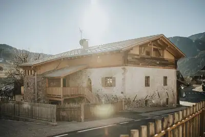 Image de Maison de vacances 'Alpin Chalet Samer' avec vue sur la montagne, terrasse privée et Wi-Fi