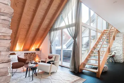 Image de Casa Zopa, luxueux duplex dans les Alpes avec jacuzzi