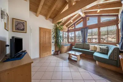 Image de Appartement \"Cesa Zapin 1\" avec vue sur les montagnes, jardin privé et Wi-Fi.