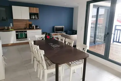 Ciboure croix Blanche, Appt 6 personnes + parking