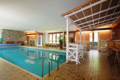 Image de Maison de vacances paisible avec sauna