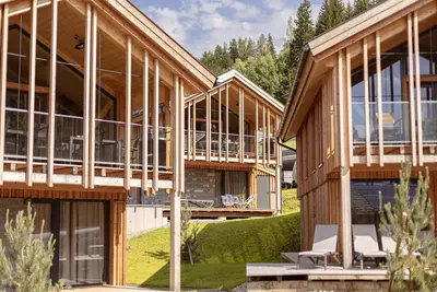 Image de Chalet de luxe et sauna près des mécaniques