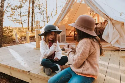 Image de Luxury Glamping tent in Ouachita Mountains