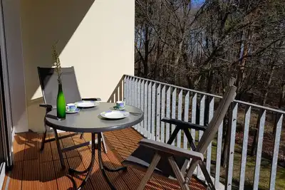 Image de Apartment, balcony, close to the beach, fitness, swimming pool, sauna in the house and free Wlan