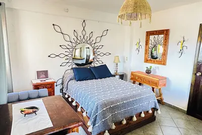 Image de Apartment with kitchenette, garden and panoramic view