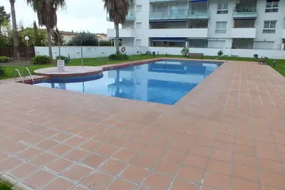 Image de Charmant appartement avec parking, piscine, près d'Aquabrava et plages à Roses