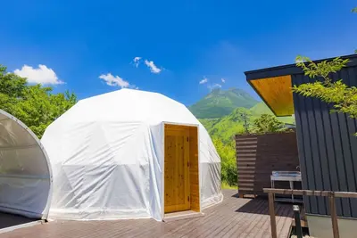 Image de Room dome tent with hot spring 1 night and 2  / Yufu Ōita