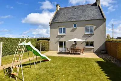 Image de Atmosphère maison bretonne avec jardin