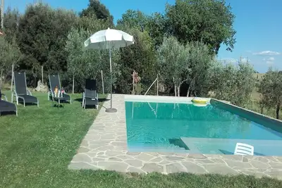 Image de Cottage idyllique à Cortona avec piscine
