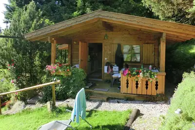 Image de Chalet en bois en Bavière avec terrasse couverte