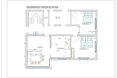 Image de Ferienhaus bis 10 Personen 165qm mit Balkon, Terrasse und 5 Schlafzimmern