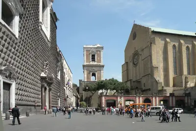 a few meters from the Monastery of Santa Chiara