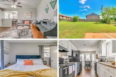 Image de 7 mil->Softball Hof-Near Tinker Afb- Full Kitchen-Fenced Bkyd-Garage-W/D-Dogs