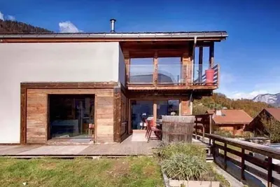Image de Chalet Spa (sauna- jacuzzi) vue Mont Blanc imprenable