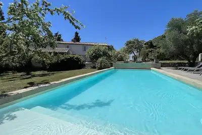 Image de Gites La Chouette Bleue, 25 pers, piscine privée chauff. , 9 ch. , boulodrome, spa