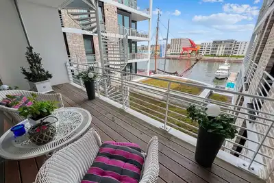 Image de Ferienwohnung Bootshaus Am Neuen Hafen