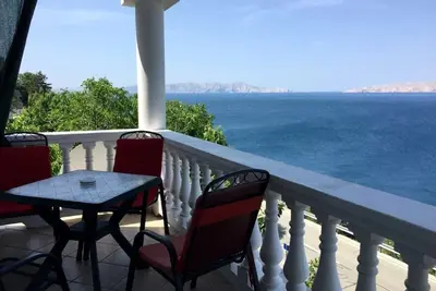 Image de 4****Apartman \"Ana\" Nr. 1 - beach/bay, fantastic view of the sea & islands