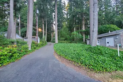 Image de Near beach cottage in quiet forest location, steps from pristine shellfish beach