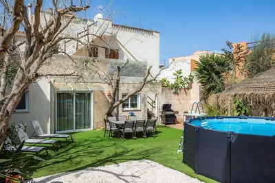 Image de Maison de vacances 'Ca Na Clar' avec vue sur la mer, Wi-Fi et climatisation.