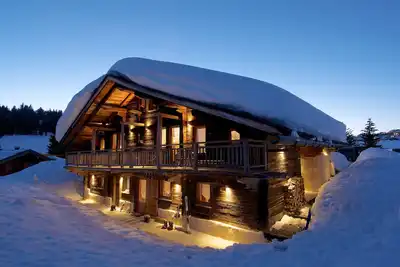 Image de Aux Saisies, dans ancienne ferme d'alpage, Appt 145m²-12p