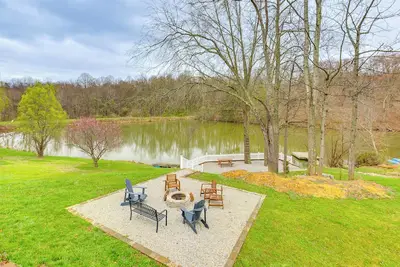 Renovated Logan Home w/ Pond & Fire Pit