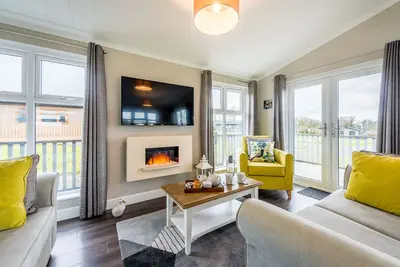 Image de Sunnybanks-Lodge-Vue sur la campagne-Salle de bain et douche