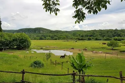 Image de Cottage for 4 people with beautiful view and swimming pool