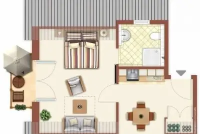 Image de Ferienwohnung/app. für 4 Gäste mit 35m² in Herrsching