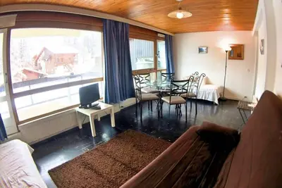 Image de Pied des pistes de ski, 2ème étage, vue montagne, balcon, télévision, 45m², Vars