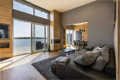 Image de Dream house/private beach 120m², sauna, air conditioning, terrace, garden, barbecue, boat