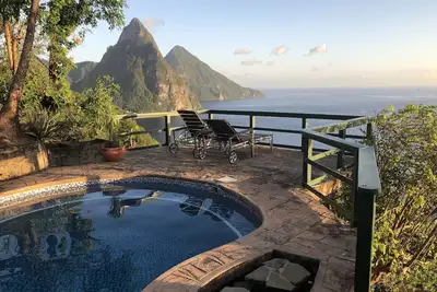 Image de Indulge in Breath-taking Piton Views from Your Private Eco-Friendly Villa