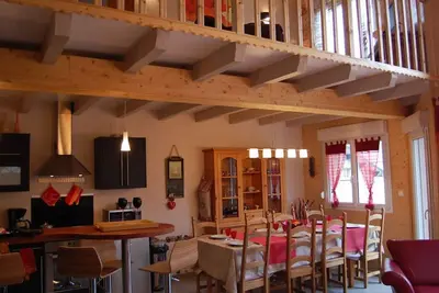 Image de Duplex en chalet de 85 m2  3 chambres et une mezzanine avec vue Lac