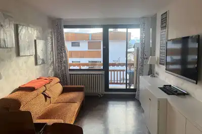 Image de Studio cosy pour 4 à l'Alpe d'Huez, proche télécentre, commerces, terrasse sud, animaux bienvenus