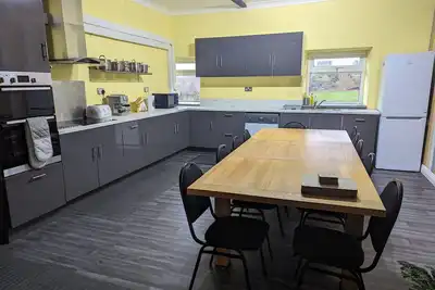 Image de Converted Welsh chapel with stunning mountain views.