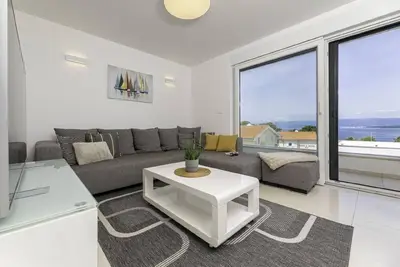 Image de Appartement de vacances pour 6 personnes env. 76 qmà Zidarići, Baie de Kvarner (Krk)